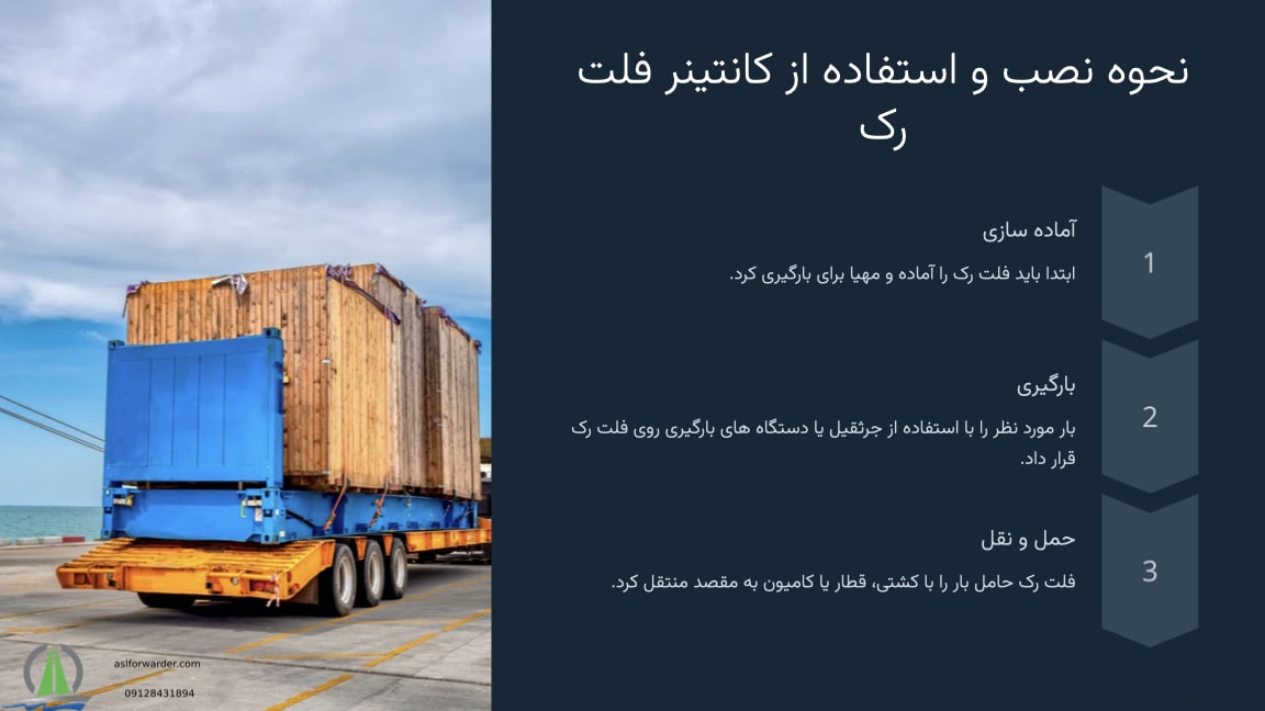 کانتینر فلت رک