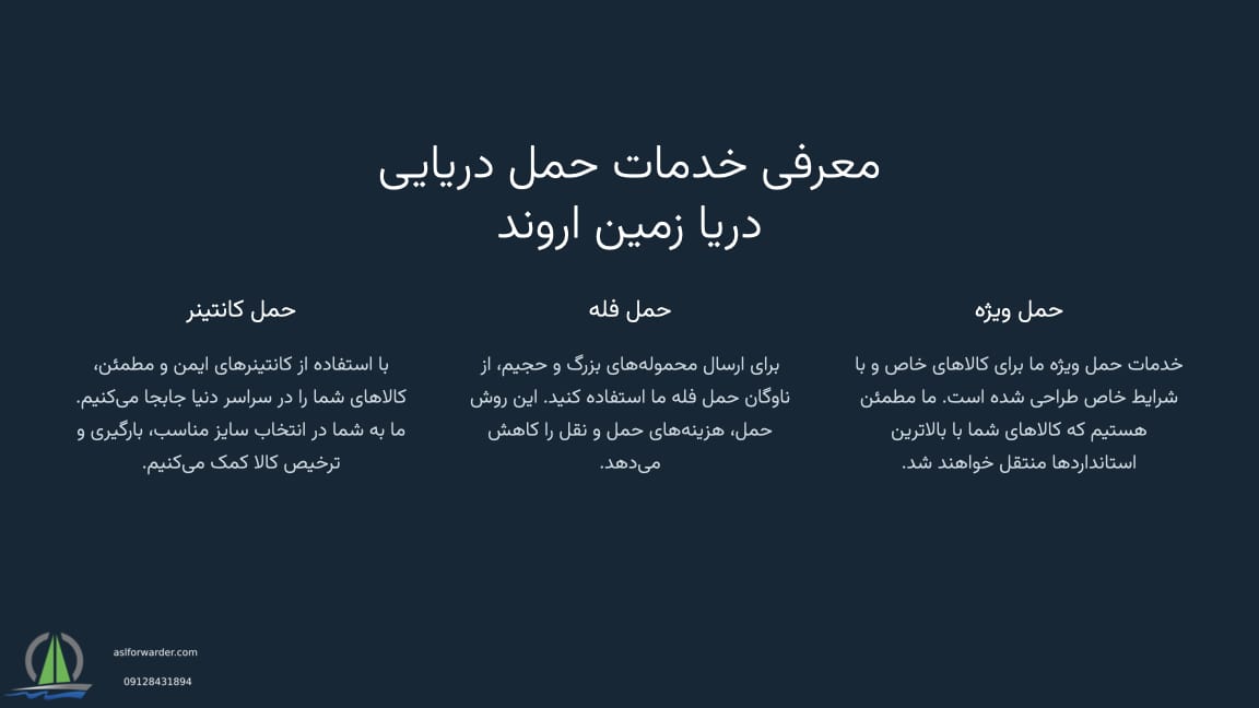 حمل و نقل دریایی